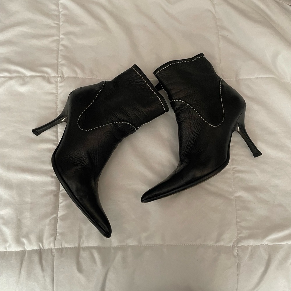 Giuseppe Zanotti Leather Booties Size 37